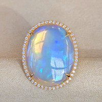 Opal 18K Yellow Gold ring