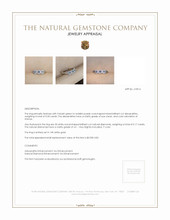 0.33 Ct. Alexandrite Natural Diamond Pave Ring, 14K White Gold Appraisal