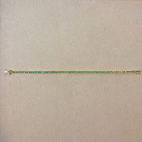 2.36 Ct.Tw. Emerald Tennis/Line Bracelet, 14K Yellow Gold Image