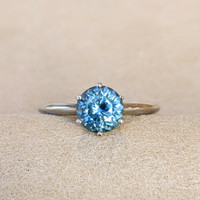 1.66 Ct. Sapphire Platinum 950 ring