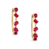 1.51 Ct.Tw. Ruby 14K Yellow Gold earring