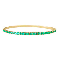 2.02 Ct.Tw. Emerald 14K Yellow Gold bracelet