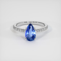 2.03 Ct. Sapphire Platinum 950 ring