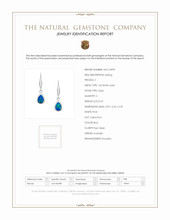 0.47 Ct.Tw. Opal Bezel Earrings, 14K White Gold Scan Report