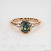2.04 Ct. Sapphire 14K Rose Gold ring