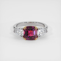 3.07 Ct. Sapphire 14K Yellow & White ring