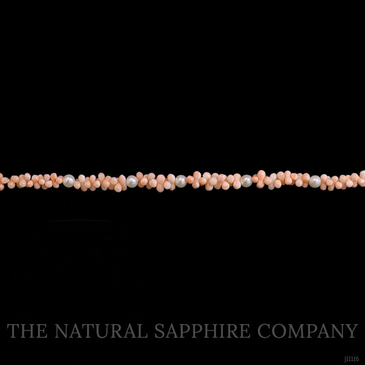 60.20 Ct.Tw. Pearl Tennis/Riviere Bracelet, 18K Yellow Gold