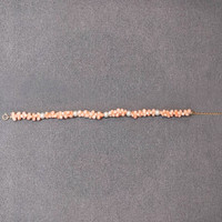 60.20 Ct.Tw. Pearl Tennis/Riviere Bracelet, 18K Yellow Gold Life Style