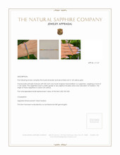 11.50 Ct.Tw. Multi Color Sapphire Tennis/Line Bracelet, 14K Yellow Gold Appraisal