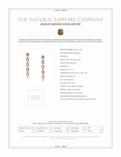 1.97 Ct.Tw. Multi Color Sapphire and Natural Diamond Bezel Earrings, 14K Rose Gold Scan Report