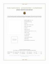 5.02 Ct. Amethyst Natural Diamond Men's Ring, 14K Yellow Gold Scan Report
