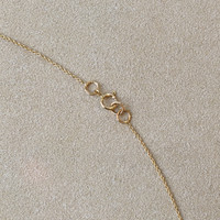 0.55 Ct. Emerald Solitaire Necklace, 14K Yellow Gold Image