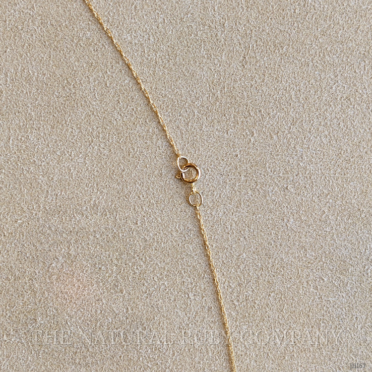 0.48 Ct. Ruby Religious Pendant, 14K Yellow Gold