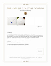1.80 Ct. Tanzanite Bezel Necklace, 14K White Gold Appraisal