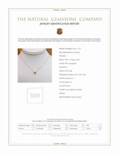0.86 Ct. Morganite Solitaire Pendant, 14K Rose Gold Scan Report