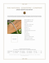 13.70 Ct.Tw.Total Carat Weight Moonstone Natural Diamond Tennis/Line Bracelet, 14K Yellow Gold Scan Report