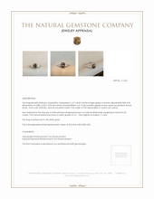 1.67 Ct. Alexandrite Natural Diamond Three Stone Ring, 14K White Gold Appraisal