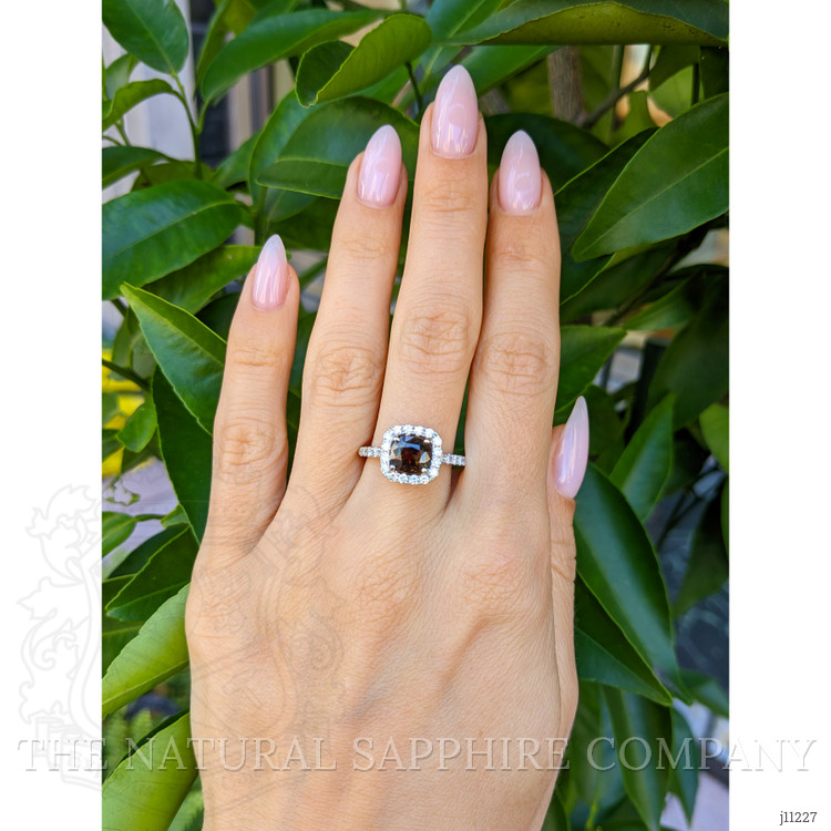 2.26 Ct. Alexandrite Natural Diamond Pave Ring, 14K White Gold