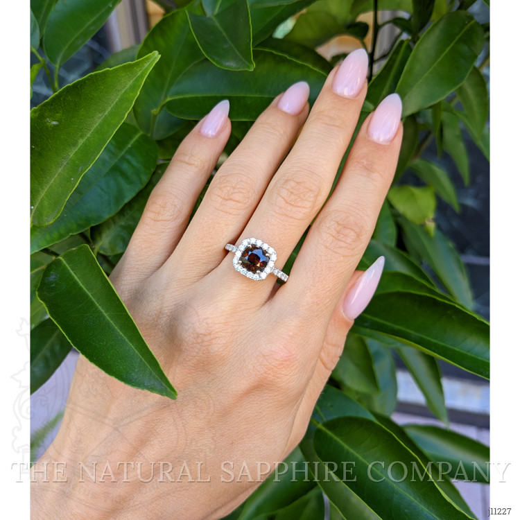 2.26 Ct. Alexandrite Natural Diamond Pave Ring, 14K White Gold