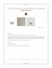 14.45 Ct. Multi Color Opal Antique Style Necklace, 14K Rose Gold Appraisal