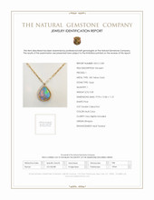 9.00 Ct. Opal Natural Diamond Pave Pendant, 18K Yellow Gold Scan Report