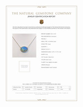 8.11 Ct. Opal Natural Diamond Pave Necklace, 14K White Gold Scan Report