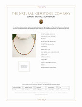 7.40 Ct. Sapphire Sapphire Bezel Necklace, 14K Yellow Gold Scan Report