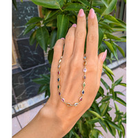 0.95 Ct. Sapphire Sapphire Bezel Necklace, 14K Yellow Gold Life Style