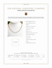 1.79 Ct. Tourmaline Bezel Necklace, 14K Yellow Gold Scan Report