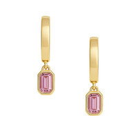 Tourmaline 14K Yellow Gold earring