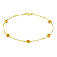 Citrine 14K Yellow Gold bracelet