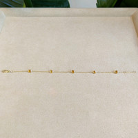 1.25 Ct.Tw. Citrine Tennis/Riviere Bracelet, 14K Yellow Gold Image