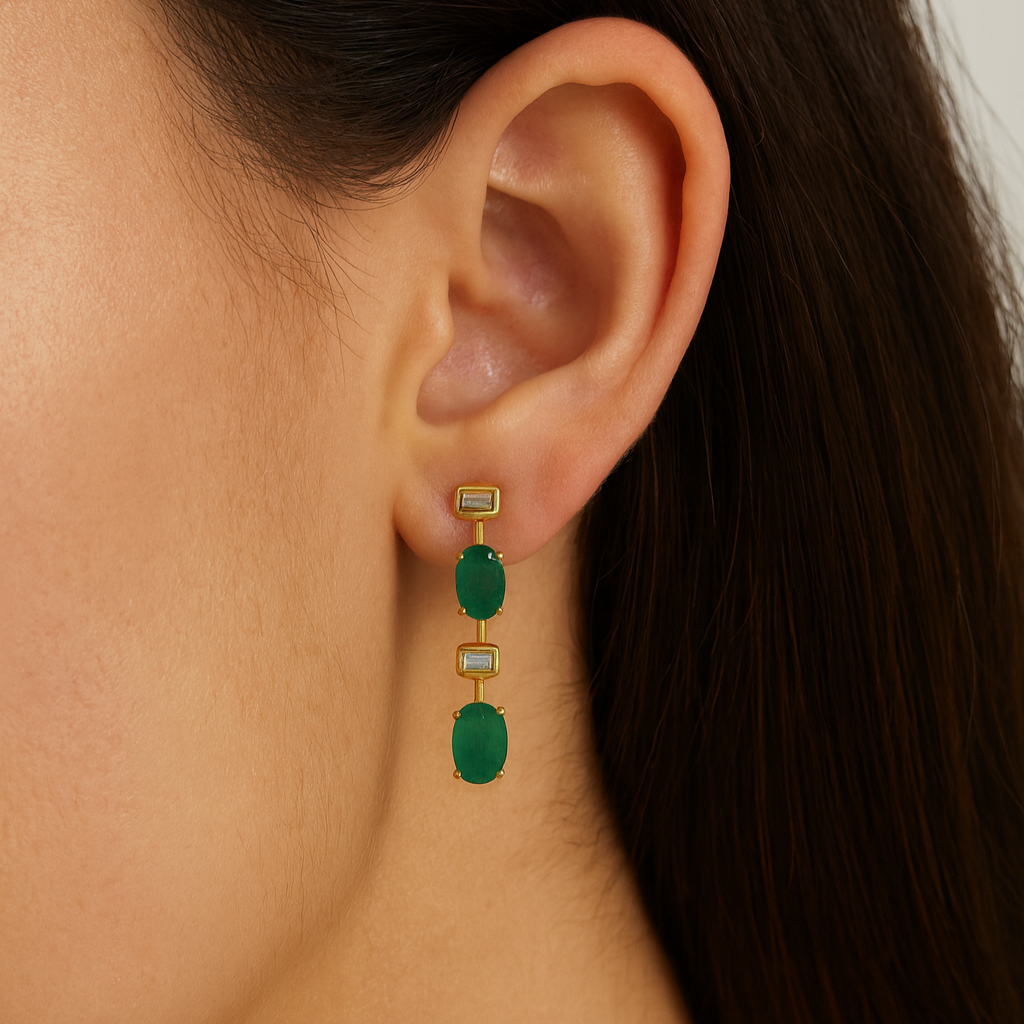 Jewelry image on model