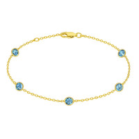 Topaz 14K Yellow Gold bracelet