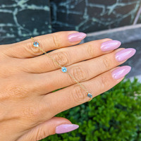 1.50 Ct.Tw. Topaz Tennis/Riviere Bracelet, 14K Yellow Gold Life Style