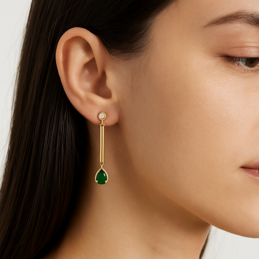 Jewelry image on model