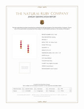 0.31 Ct.Tw. Ruby Bezel Earrings, 14K Yellow Gold Scan Report