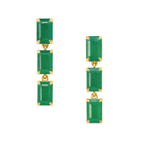 1.86 Ct.Tw. Emerald 14K Yellow Gold earring
