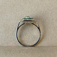 1.30 Ct. Natural Diamond Natural Diamond Pave Ring, Platinum 950 Image