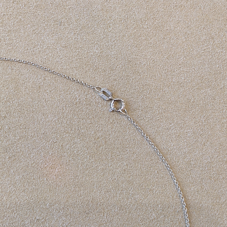 1.26 Ct. Tanzanite Natural Diamond Pave Necklace, 14K White Gold