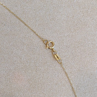 1.43 Ct. Aquamarine Bezel Necklace, 14K Yellow Gold Image