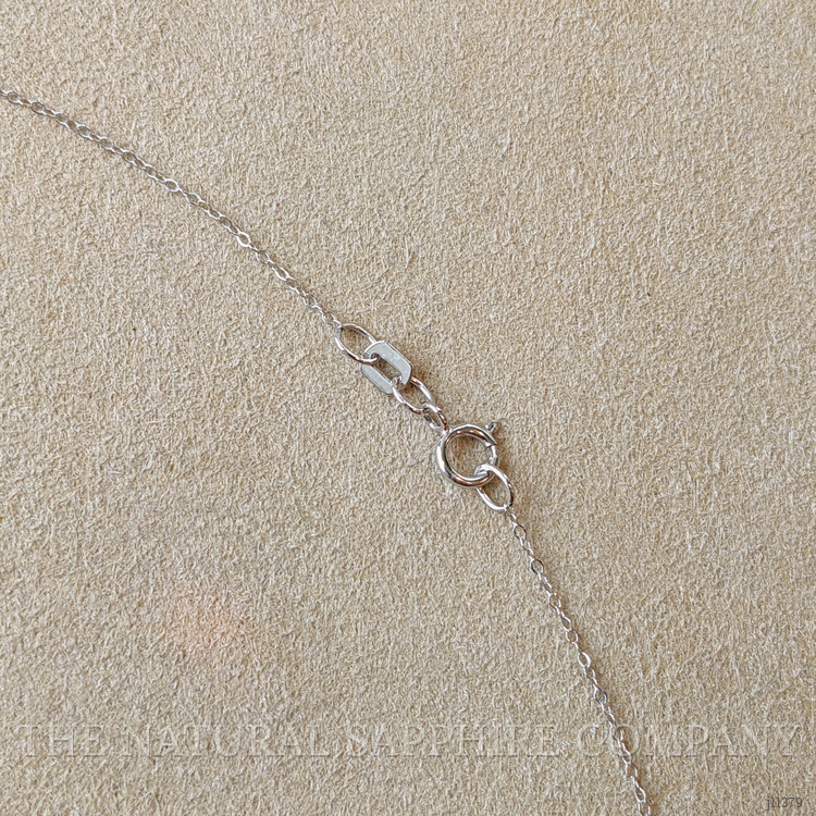 0.84 Ct. Aquamarine Bezel Necklace, 14K White Gold