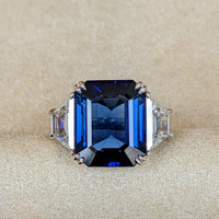 10.24 Ct. Sapphire Platinum 950 ring