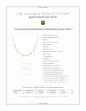0.05 Ct. Aquamarine Natural Diamond Multi Stone Necklace, 14K Yellow Gold Scan Report