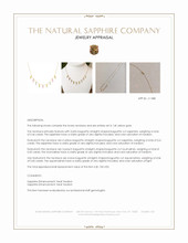 1.07 Ct. Green Peridot, Mixed Sapphire, Blue Aquamarine and Peach Tourmaline Accent Stones Necklace, 14K Yellow Gold Appraisal