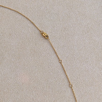 1.07 Ct. Peridot Sapphire Accent Stones Necklace, 14K Yellow Gold Image