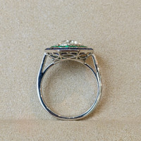 2.44 Ct. Natural Diamond Natural Diamond Halo Ring, Platinum 950 Image