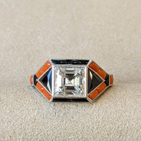 Onyx Platinum 950 ring