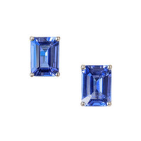 2.60 Ct.Tw. Tanzanite 14K White Gold earring