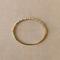 0.62 Ct.Tw. Emerald Emerald Bezel Bracelet, 14K Yellow Gold Image